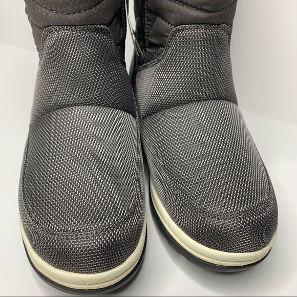 Kamik Chrissy Zip Gray Zip Up Waterproof Winter Boots womens size 5 - Picture 6 of 10